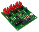 FUTUREKIT FK-178 ไฟกระพริบดิสโก้ 2 จังหวะ 3 ตำแหน่ง LED 18 ดวง (ชุดคิทยังไม่ประกอบ)
