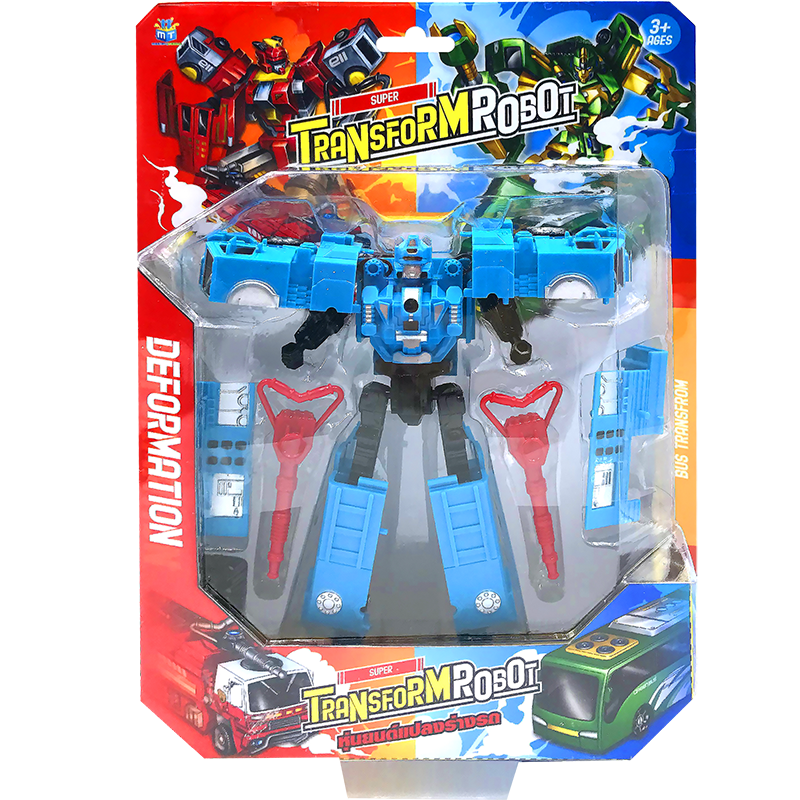 หุ่นยนต์แปลงร่างรถ(คละแบบ) ของเล่นเด็ก ของเล่นเสริมพัฒนาการ T001-DA037209B0 - 6267993391179