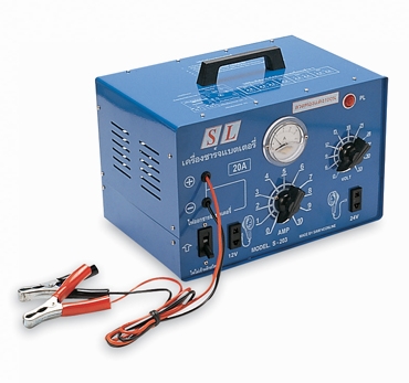 เครื่องชาร์จแบตเตอรี่ SiamNeonline S-203 10A/6-12-24V