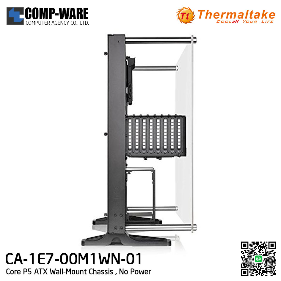 Thermaltake Core P5 ATX Wall-Mount Chassis , No Power - CA-1E7-00M1WN-00