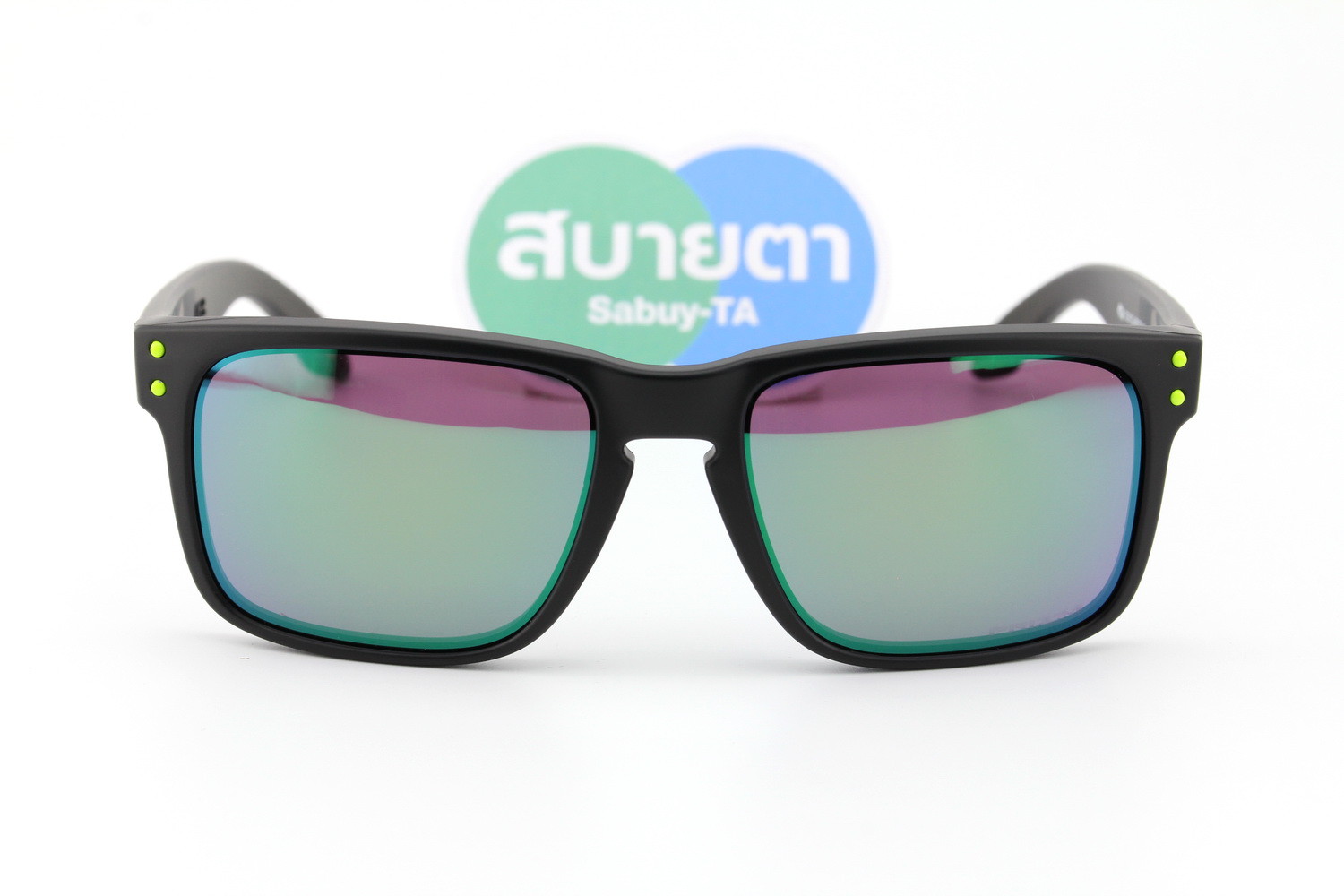 Oakley Holbrook Matte Black / Prizm Road Jade SKU#OO9102-AI