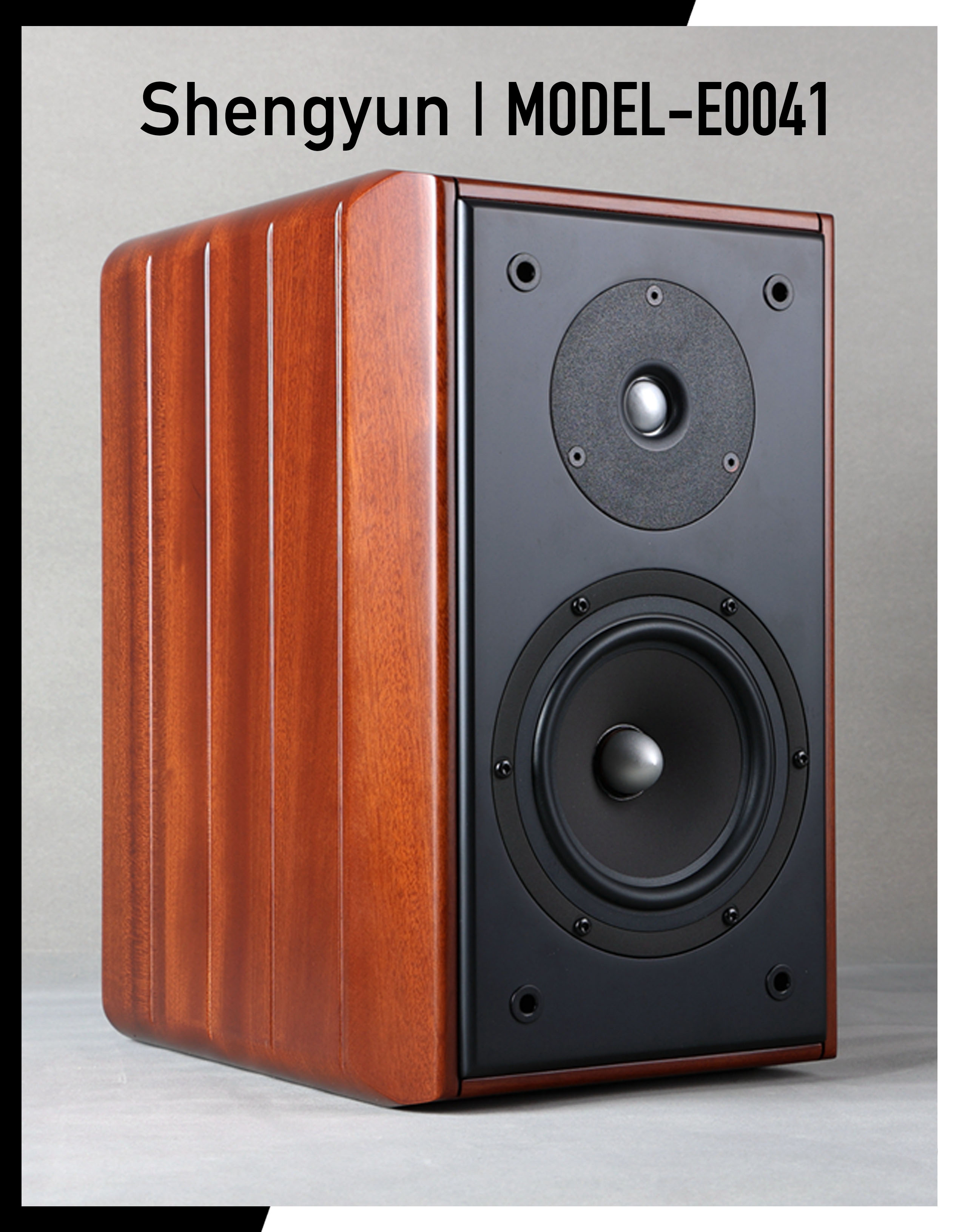 ลำโพง | Shengyun - E0041 | Tweeters SEAS: OW4 Series - Woofer SEAS: E0041 5.5-inch (Bookshelf Speaker)