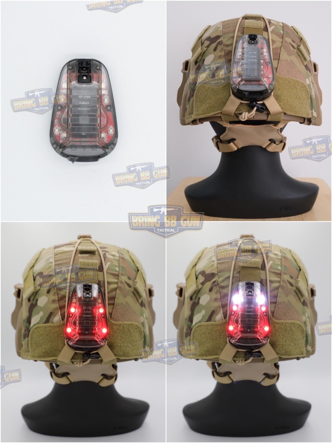 ไฟสำหรับติดหลังหมวก Hel-Star 6 Gen3 (ไฟติดหลังหมวกฟาส) (Hel-Star 6 Gen3 Helmet Light)