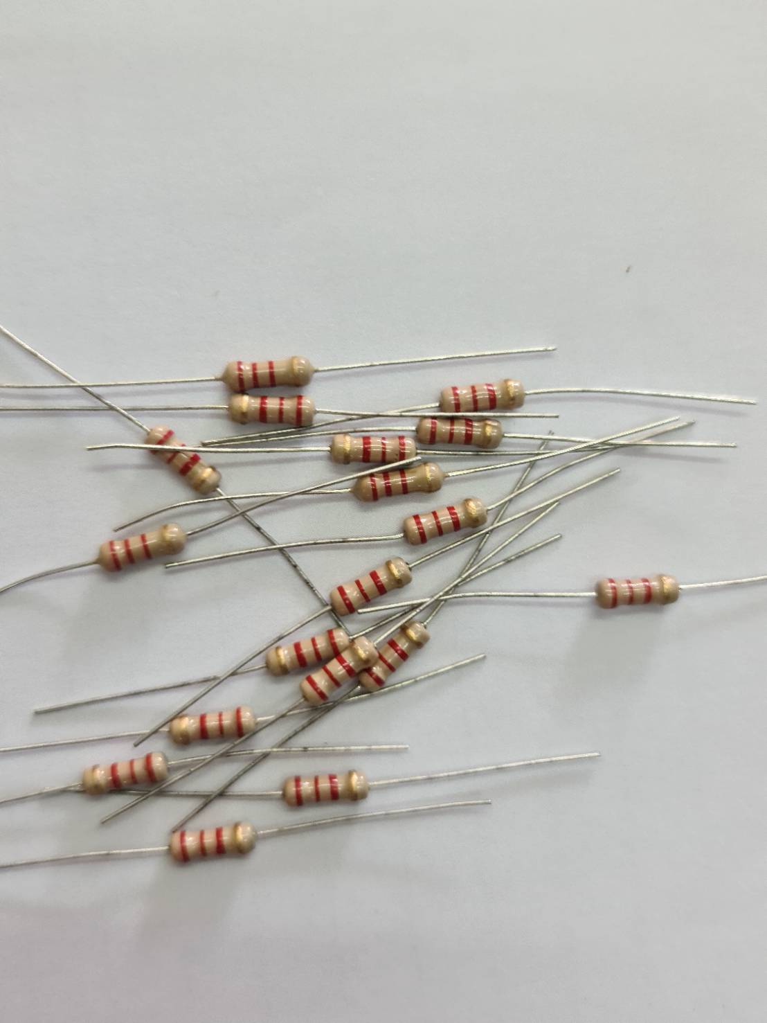 0000623 R 2.2 K ความต้านทาน 2.2K 1/2 W โอห์ม (2,200 โอห์ม) 20 ชิ้น