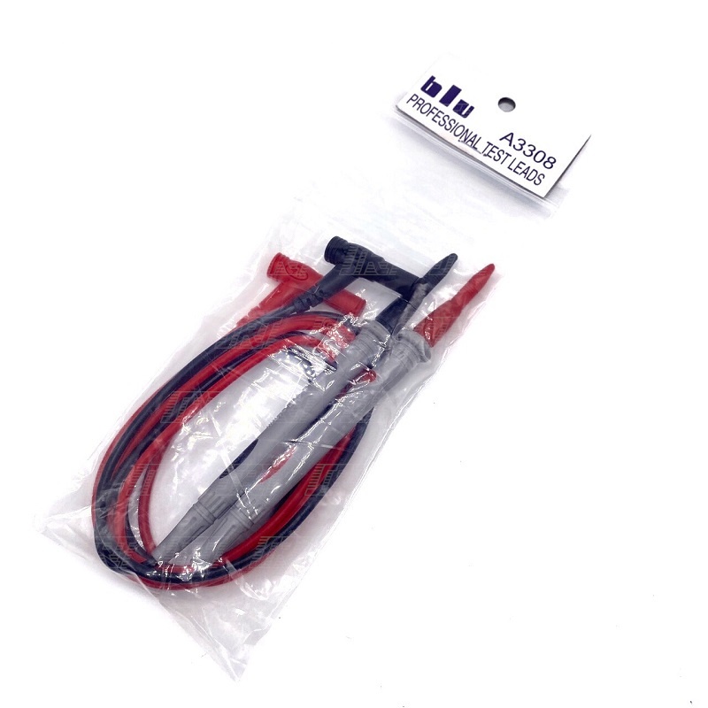 สายมิเตอร์BLU | M-A3302 M-A3303 M-A3308 M-20.602 | Test Leads Multimeter | BLU | สำหรับมิเตอรเข็มทั้วไป