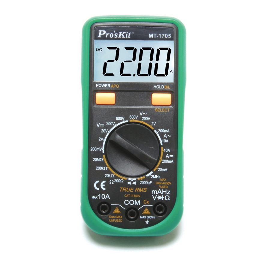 ดิจิตอลมัลติมิเตอร์ MT-1705 PROS KIT