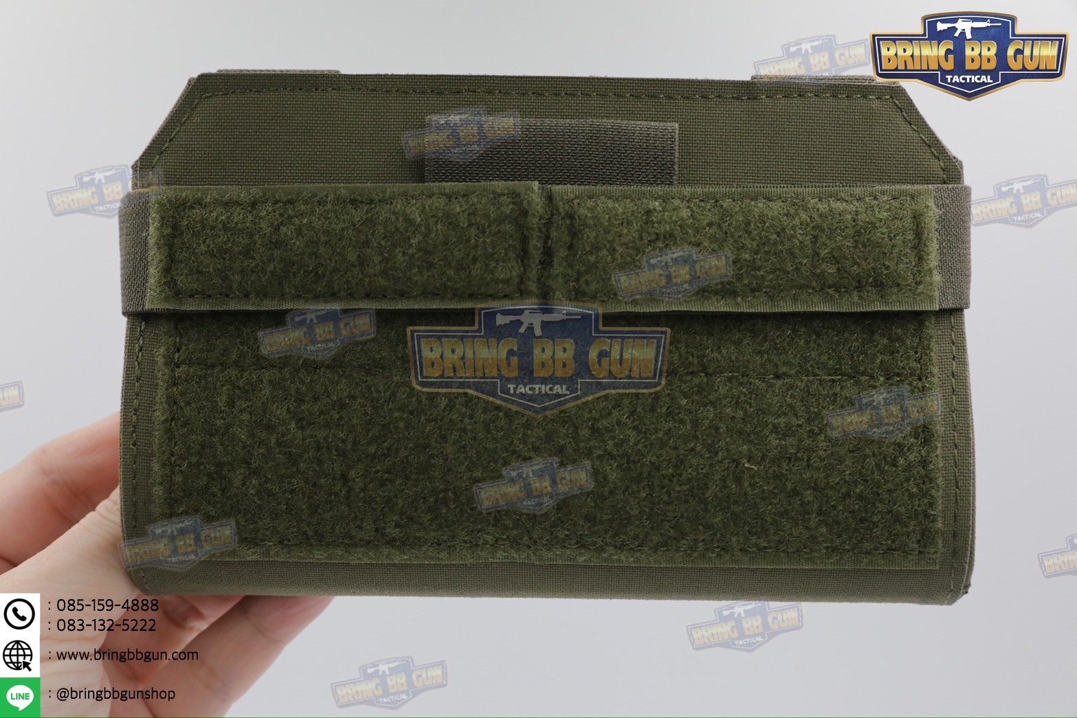 Tactical Phone Pouch เคสโทรศัพท์ติดเสื้อเวส ทรง Admin Pouch (Folded Navigation Board) (Navboard Fliplite Chest Smartphone Mount)