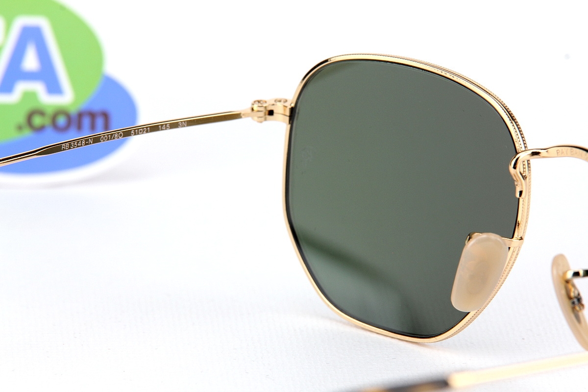 RayBan Hexagonal Flat Lens RB3548N 001/8O