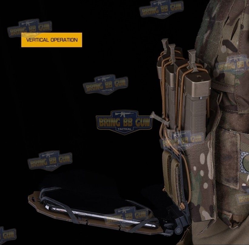 Tactical Rotating Phone Holder เคสโทรศัพท์ติดเสื้อเวส แบบปรับองศาได้ (Folded Navigation Board) (Tactical MOLLE Phone Holder) (Navboard Fliplite Chest Smartphone Mount)
