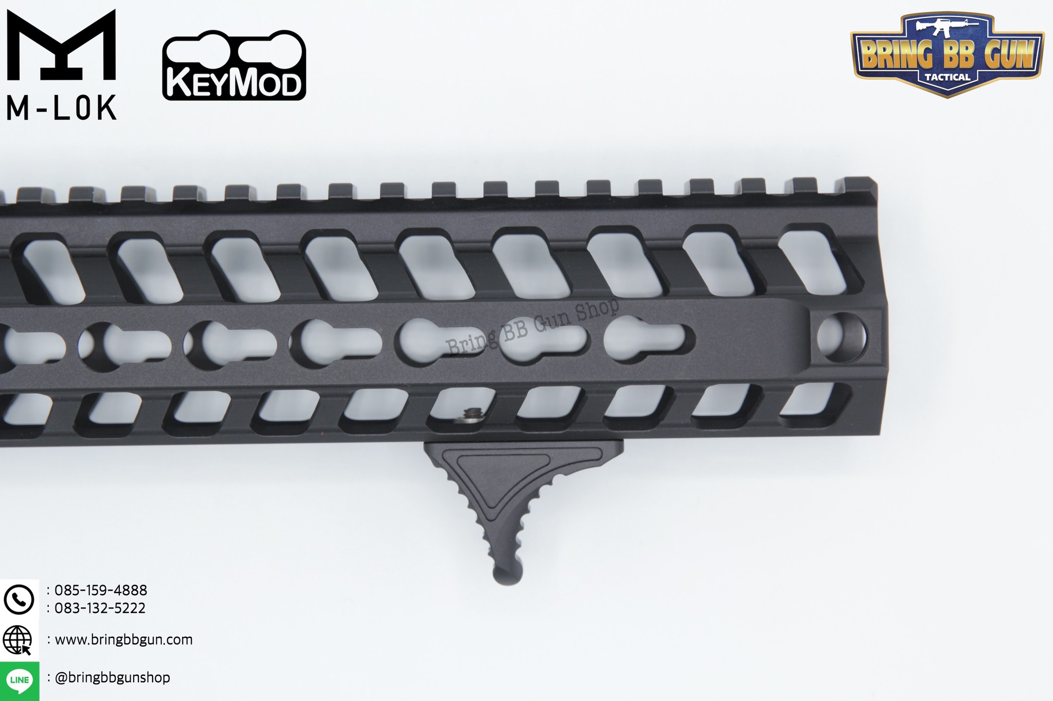 กริ๊ปมือหน้า Bi-Directional Hand Stop (ใช้ได้กับชุดหน้าระบบราง M-Lok และ Keymod)