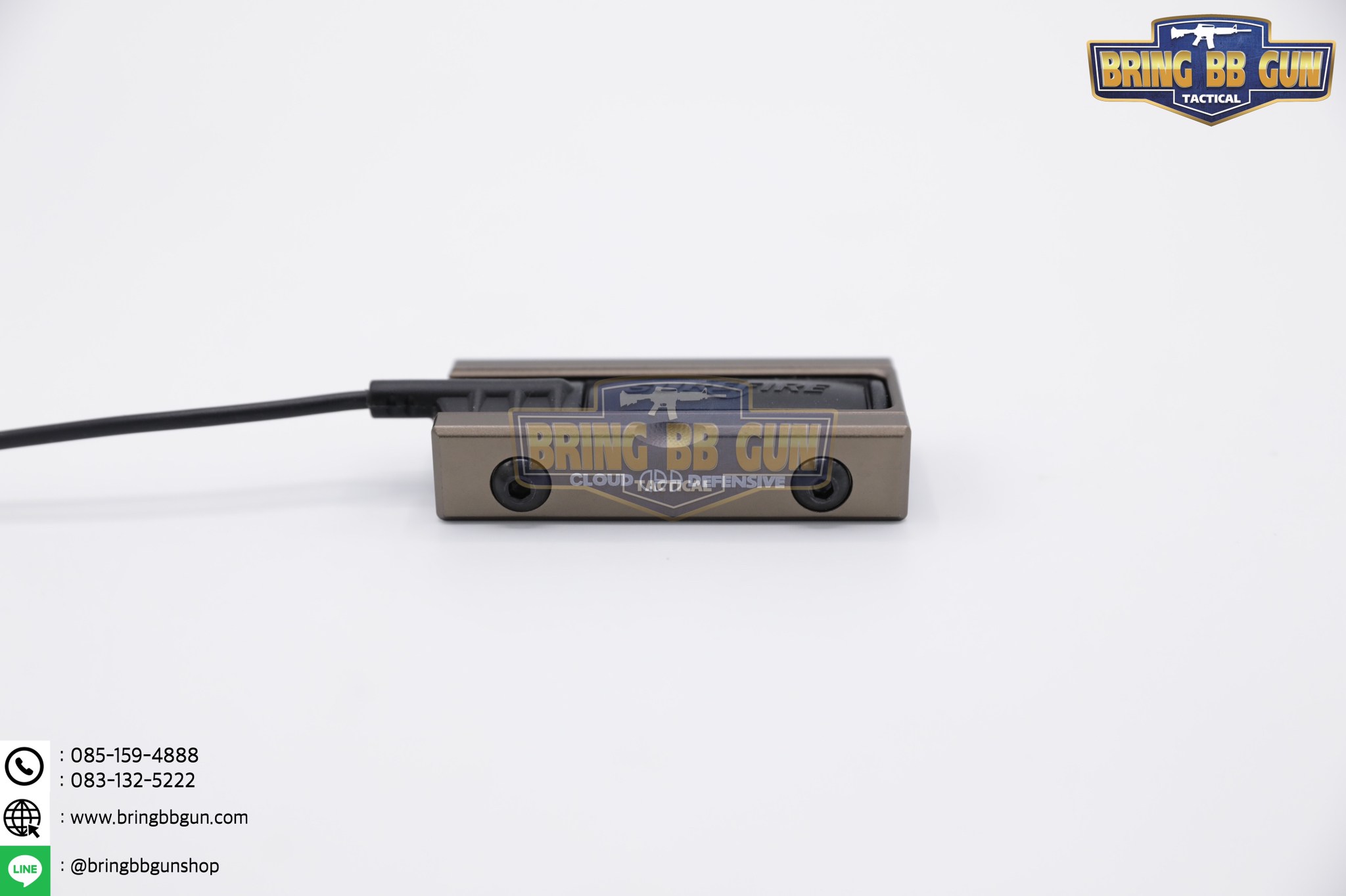 LCS ยี่ห้อ Cloud Defensive (ตัวจับสวิตช์หางหนูของไฟฉาย) รุ่น ระบบราง Picatinny (รางรถไฟ,ราง20mm.) (Light Control System) (ใช้ได้กับชุดหน้าระบบราง Picatinny เท่านั้น)