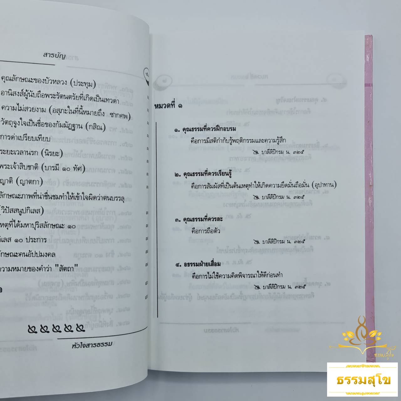 หัวใจสารธรรม : ข้อคิด ปรัชญา สำนวนสุภาษิต ตามหลักคำสอนทางพระพุทธศาสนา