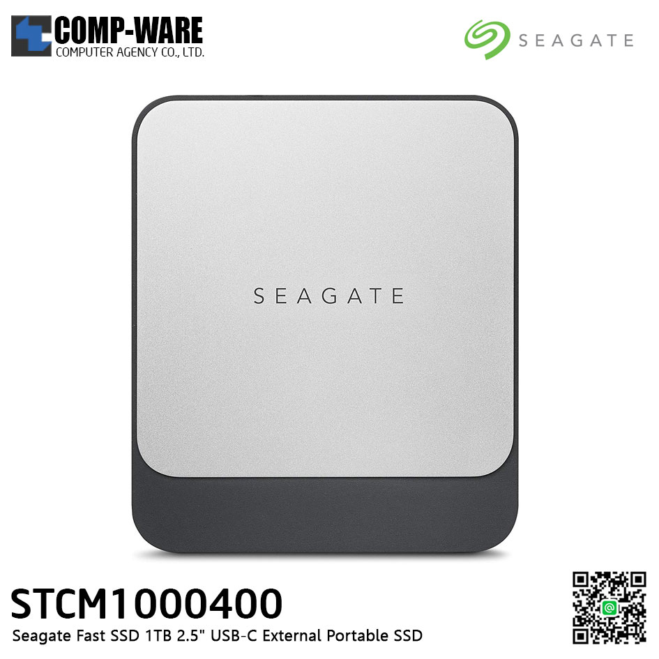 Seagate Fast SSD 1TB 2.5" USB-C External Portable SSD - STCM1000400