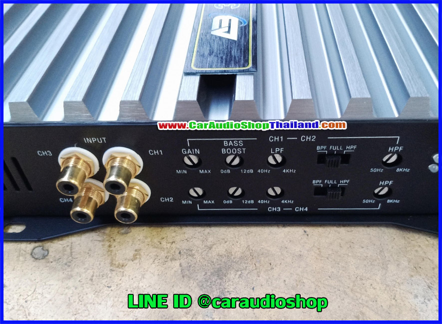 แอมป์ 4 CH คุณภาพสูง AUDIO BUILDER AB 300 4 CH (กำลังขับสูง + ไพเราะ)