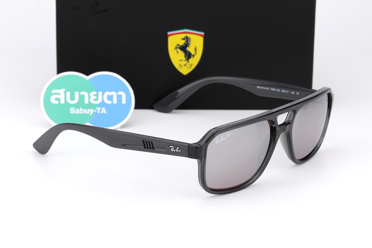 RayBan Ferrari Collection RB4414M F691H2 Polarized Lens