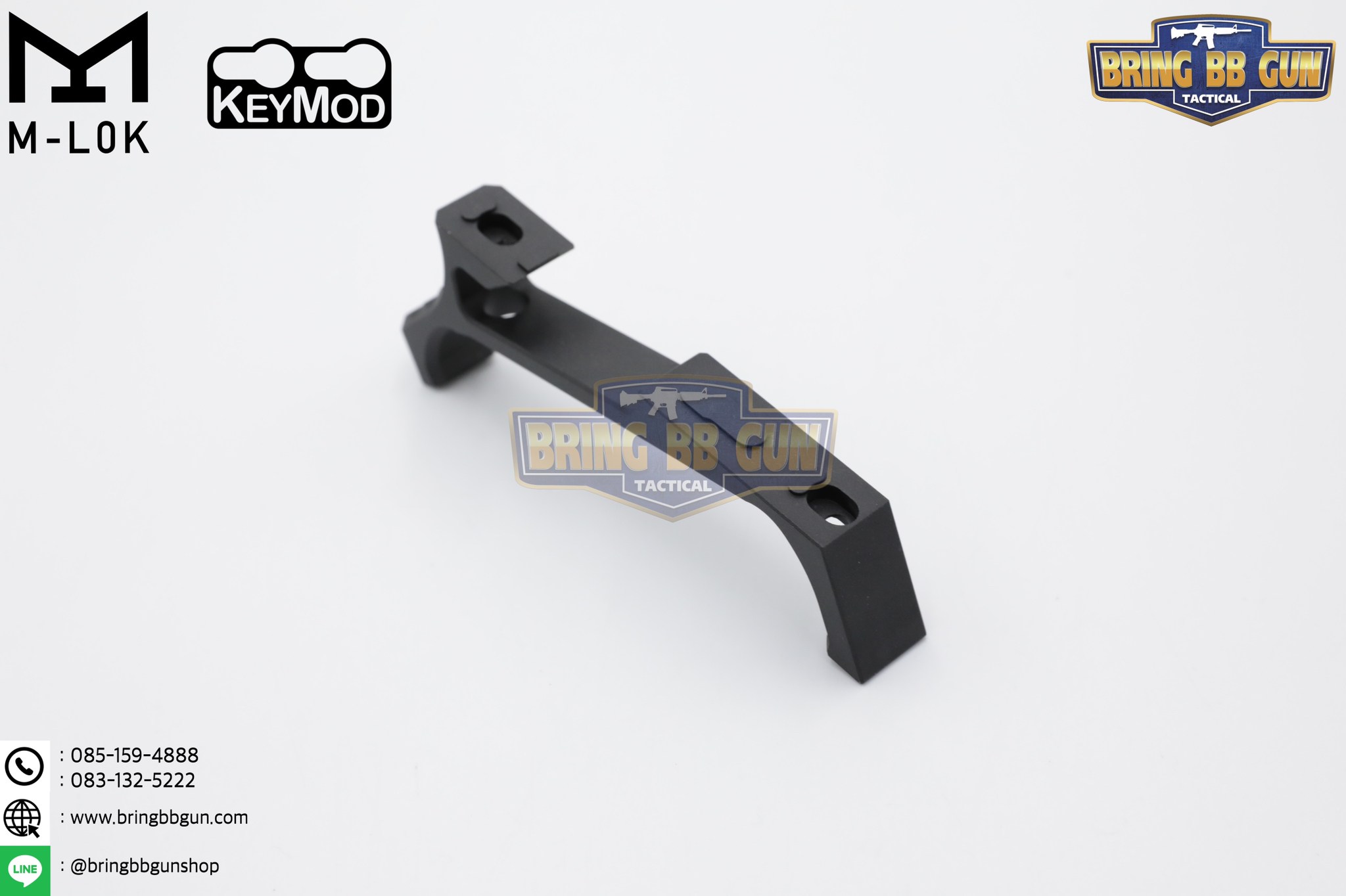 กริ๊ปมือหน้า VP23 (VP23 Tactical Angled Grip) (VP23 Tenaci Grip) (ใช้ได้กับชุดหน้าระบบราง M-Lok และ Keymod)