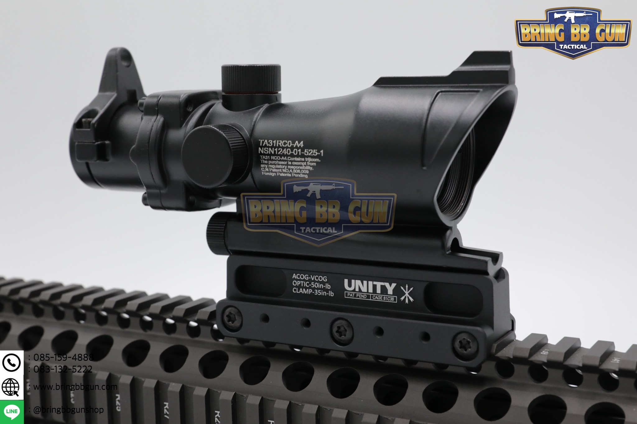ดอท Acog + ขาจับดอทAcog Unity (Trijicon Acog + Unity FAST™ COG Series Mount) (ดอท Trijicon Acog + Unity FAST COG Series Mount) (เรทดอท Acog + ขา Unity) (Acog + ขายกสูง)