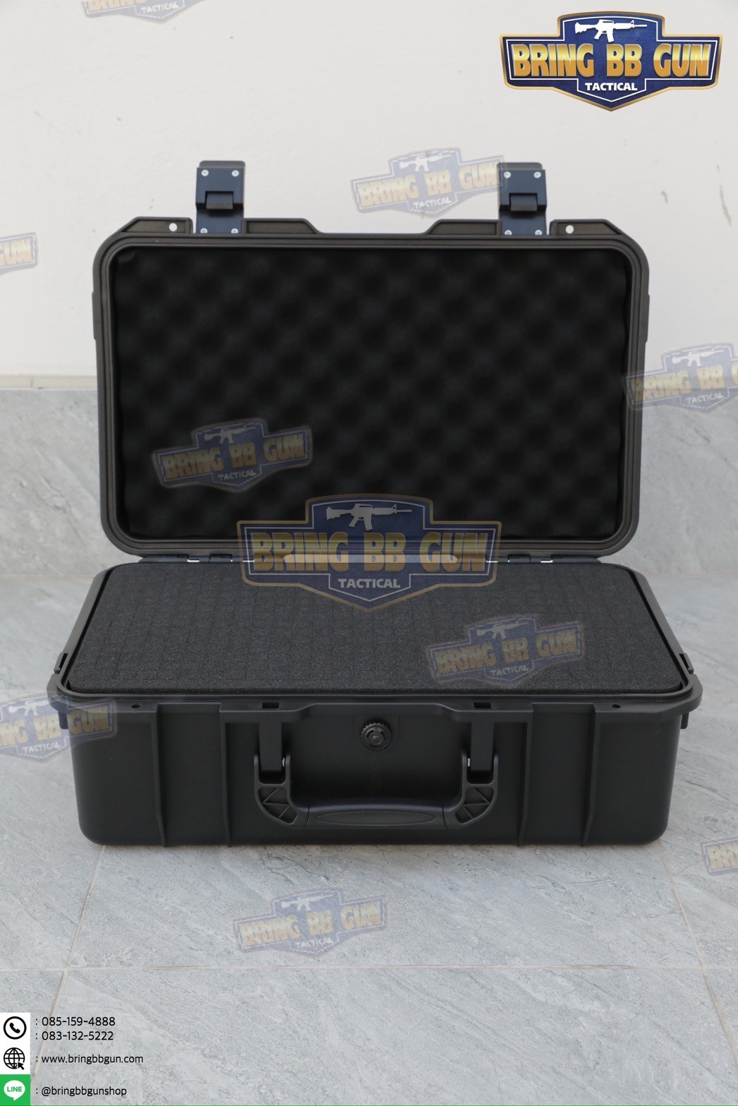 เคสกันกระแทรก B8422 (กล่องปืนสั้น B8422) (กล่องกันกระแทก) (เคสกันกระแทก) (เคสปืนสั้น) (Lockable Pistol Case) (Light Weight Case)