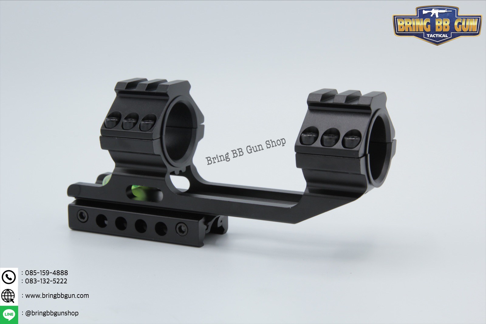 ขาจับกล้อง ราง11/20mm. ขนาดวง 25 และ 30mm (รุ่นB2)