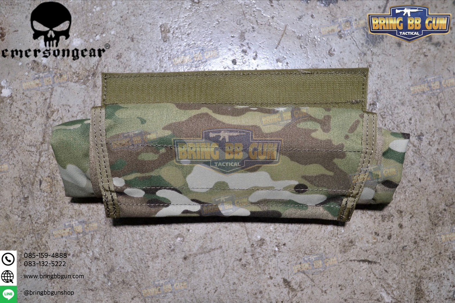 ถุงทิ้งแม็กกาซีนแบบพับได้ ยี่ห้อ Emerson (ถุงเก็บอุปกรณ์ แบบตีนตุ๊กแก) (Vest/Tactical Belt Paste Pouch)