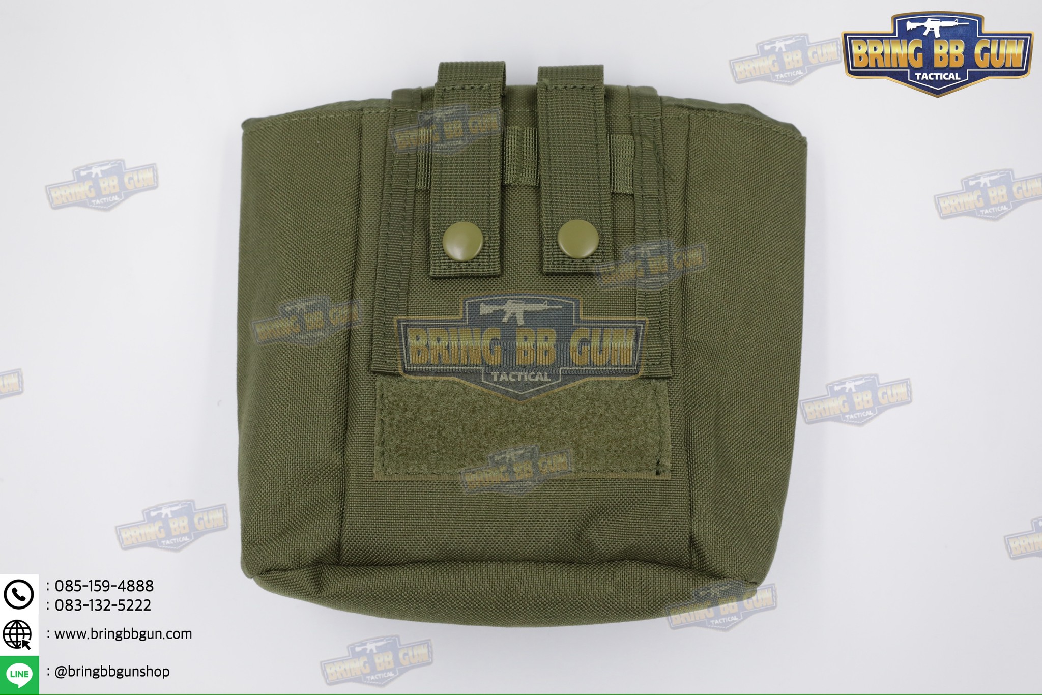 ถุงทิ้งแม็กกาซีนแบบพับได้ B01 (ถุงเก็บอุปกรณ์) (Tactical Storage Bag) (Folding Magazine Recycling Bags) (Drop Pouch) (Dump Pouch)