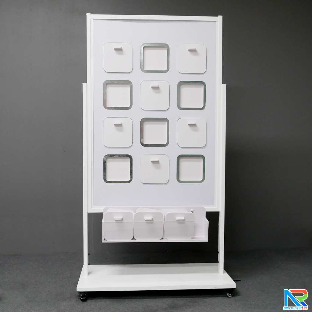 เกมส์เปิดป้ายจับคู่ 12 ช่อง Matching game ขนาด (W)94 x (D)45 x (H)170 cm.พร้อมล้อเลื่อน เคลื่อนย้ายสะดวก