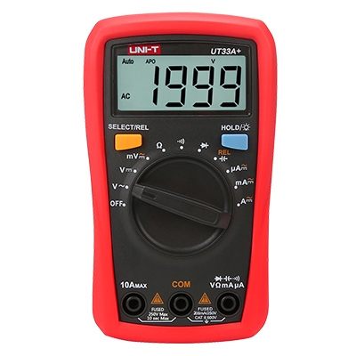 UNI-T UT33A+ มัลติมิเตอร์ดิจิตอล วัดC ได้ถึง 2000uf Autorange ใช้งานง่าย