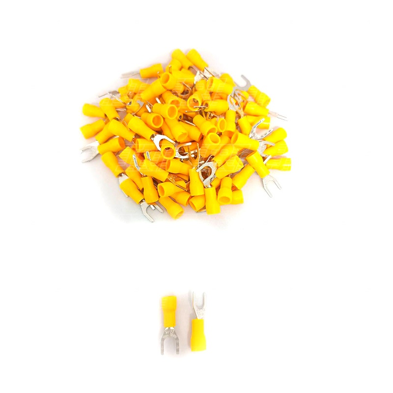 หางปลาแฉก หุ้มสลิป SV1-4 (100 ชิ้น) | มี 5 สี | สีดำ สีน้ำเงิน สีเขียว สีแดง สีเหลือง