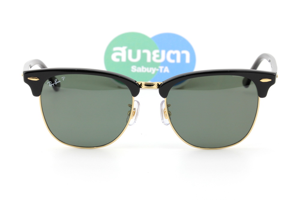 RayBan Clubmaster RB3016F 901/58 Polarized Lens
