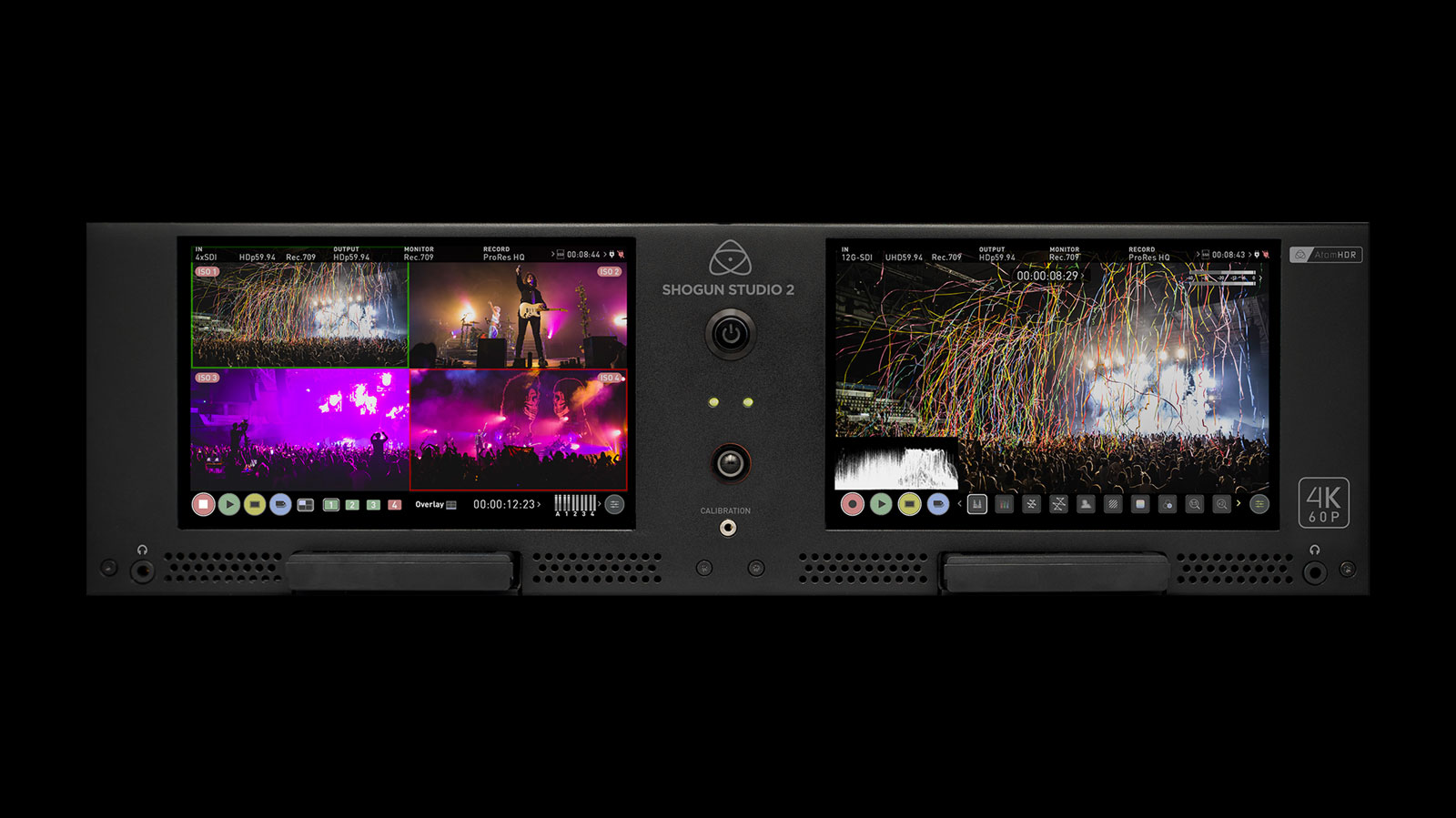 ATOMOS Shogun Studio 2 HDR dual monitor 2-channel 4Kp60 rackmount recorder