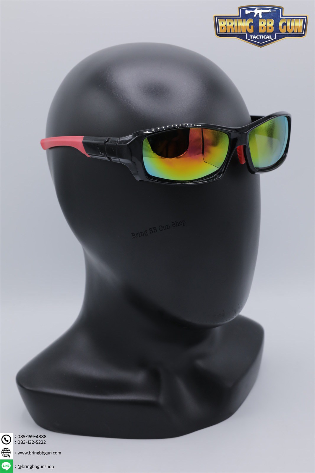 แว่นกันแดด เลนส์ Polarized (เลนส์โพลาไรซ์) รุ่น ทรงสปอร์ต 02