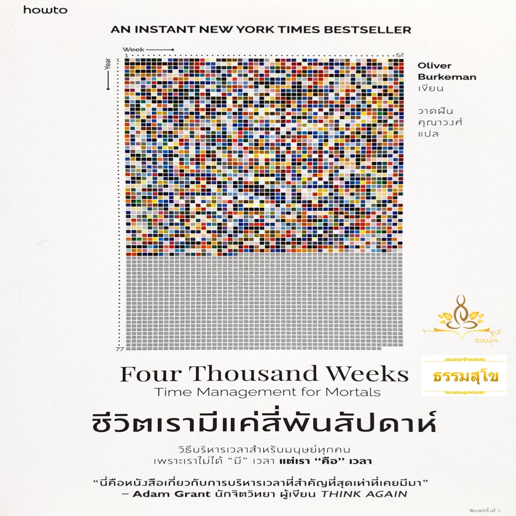 ชีวิตเรามีแค่สี่พันสัปดาห์ Time Management for Mortals