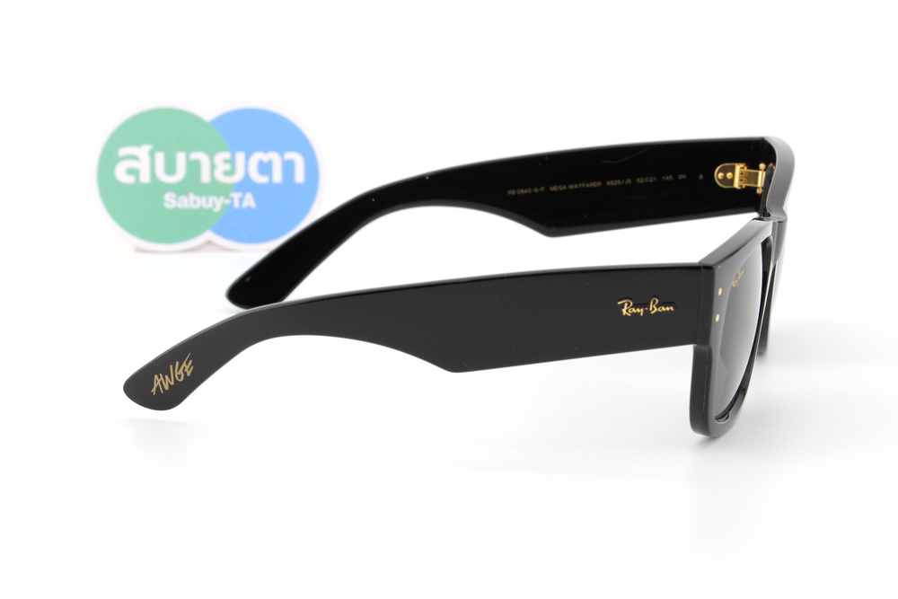 RayBan Mega Wayfarer RB0840SF 6826J5 Blacked Out collection by A$AP Rocky
