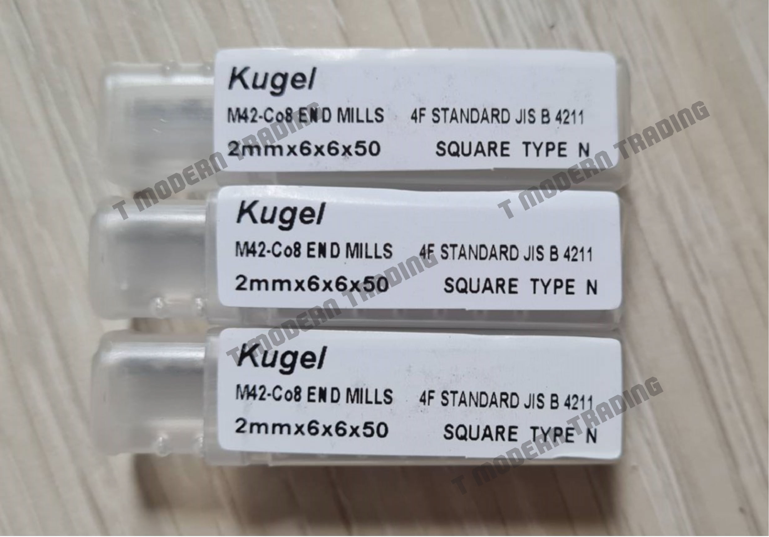 KUGEL เอ็นมิล 4 เขี้ยว HSS Co.8% (11mm.-26mm.)