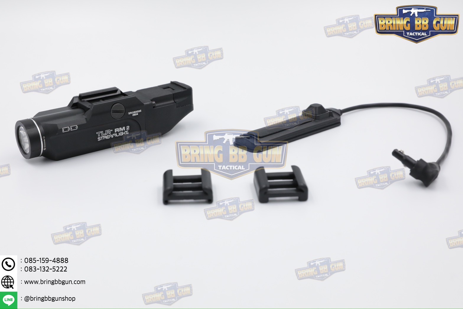 ไฟฉายติดปืนสั้น ทรง Streamlight รุ่น TLR RM 2 (RAIL MOUNTED LIGHTING SYSTEM)