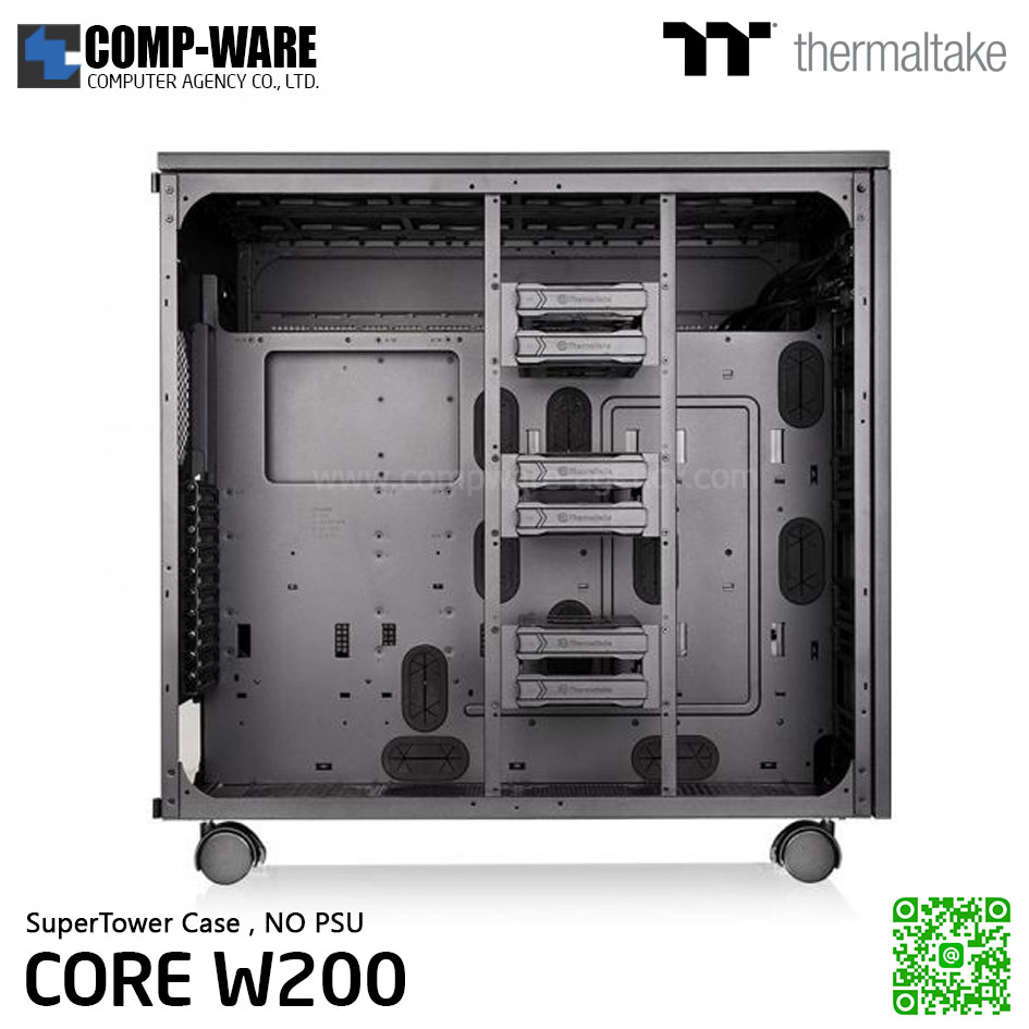 Thermaltake Core W200 Chassis Dual System Capable Extreme Super Tower Computer Case , No Power - CA-1F5-00F1WN-00