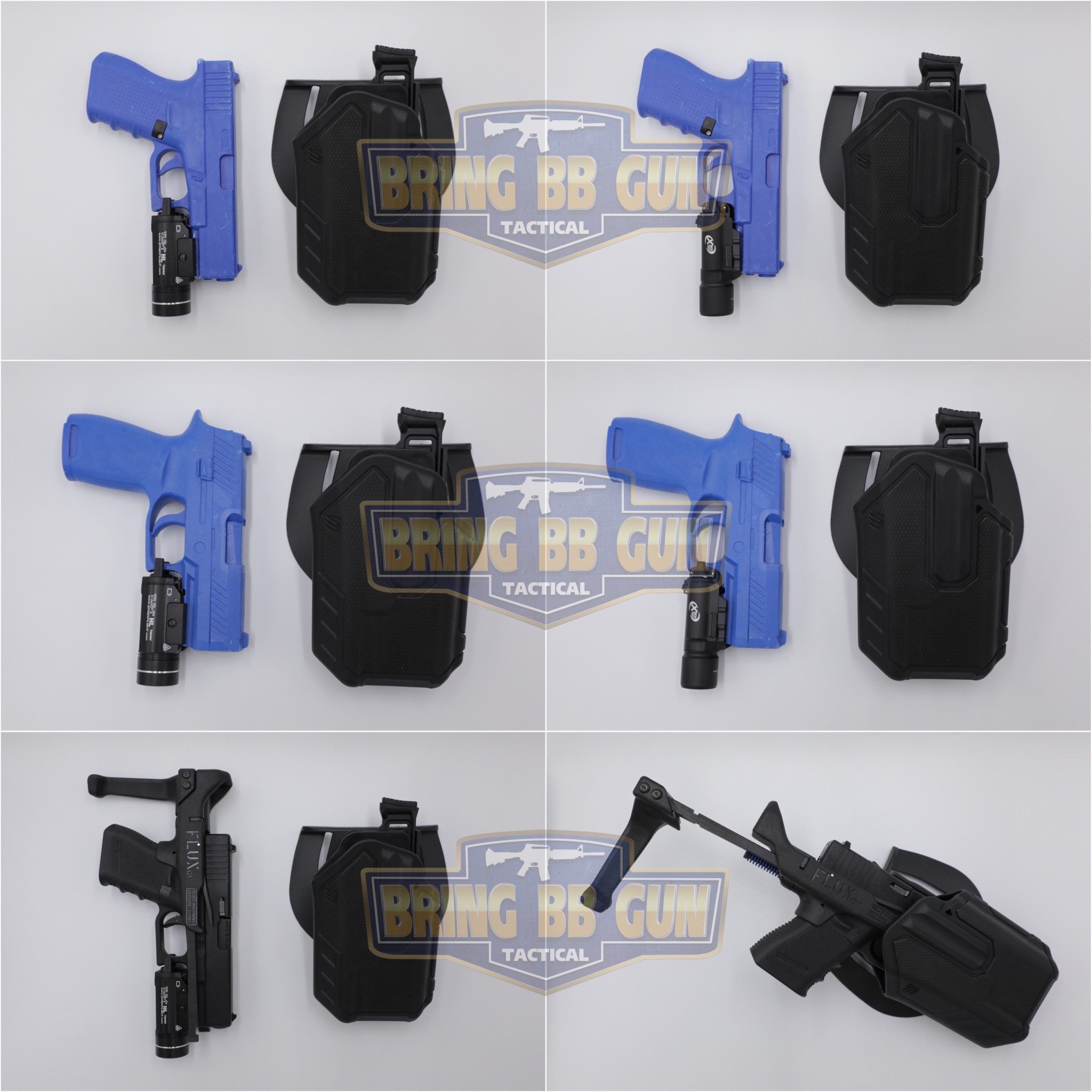 ซองปืนพกนอกปลดนิ้วโป้ง Black Hawk รุ่น Omnivore (Omnivore Multifit Holsters) (ซองปืน+ไฟฉาย)