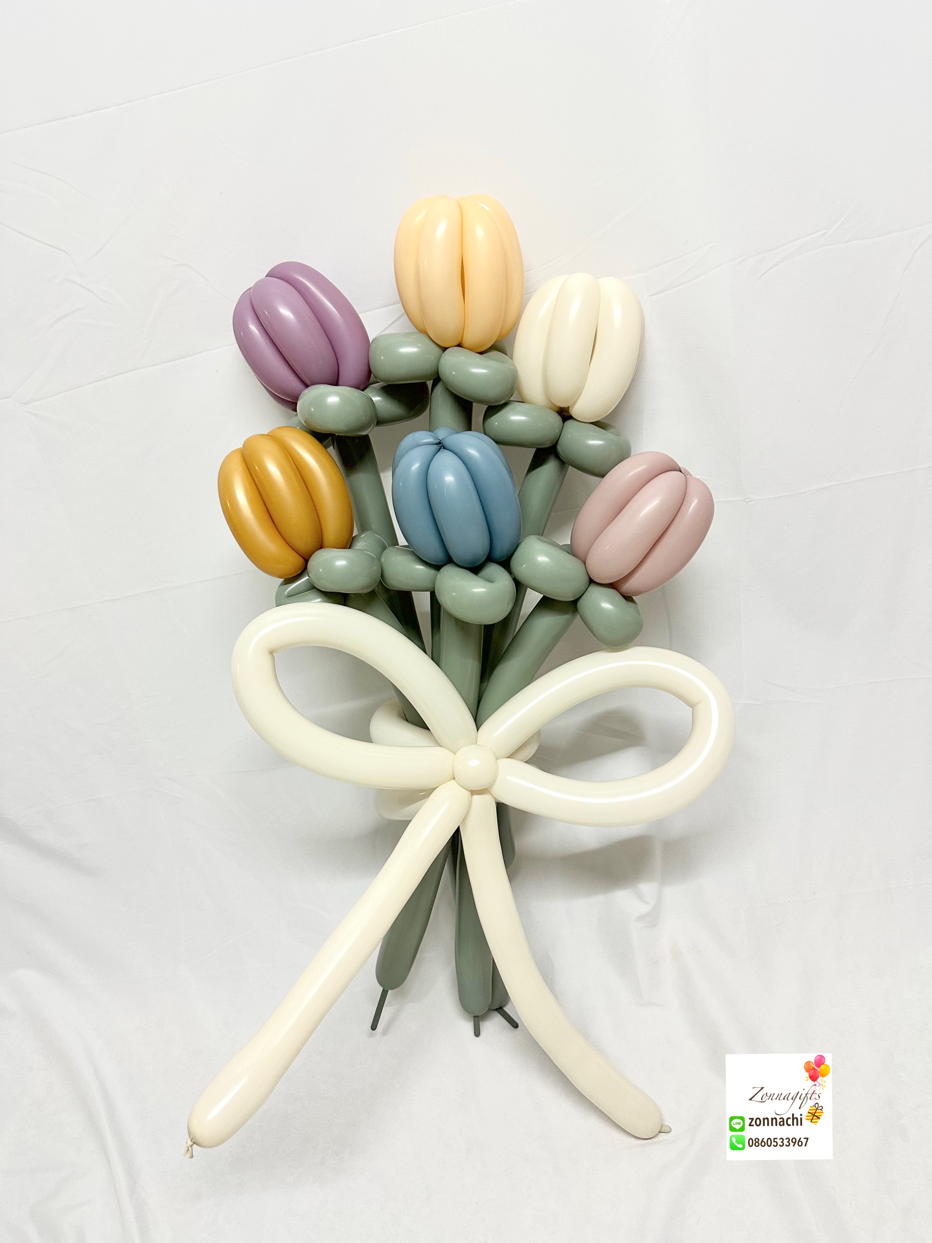 Tulip flower balloons