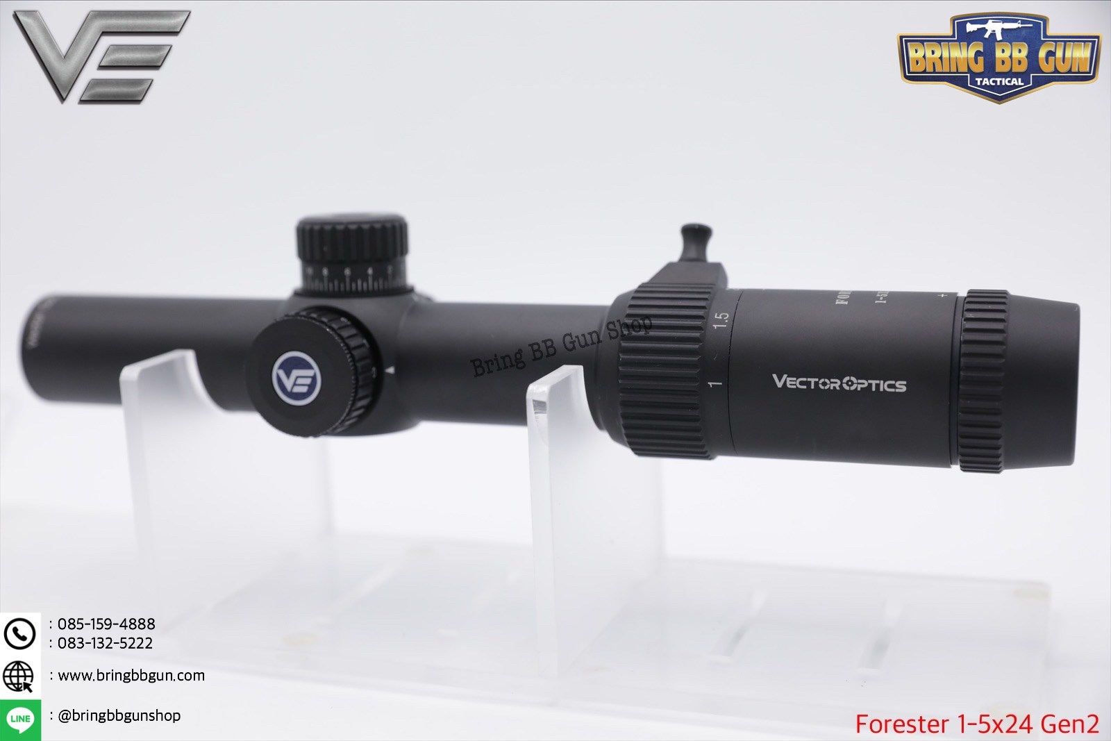 สโคปยิงไว ยี่ห้อ Vector Optics รุ่น Forester 1-5x24 Gen2 (Vector Optics Forester 1-5x24 Gen2)
