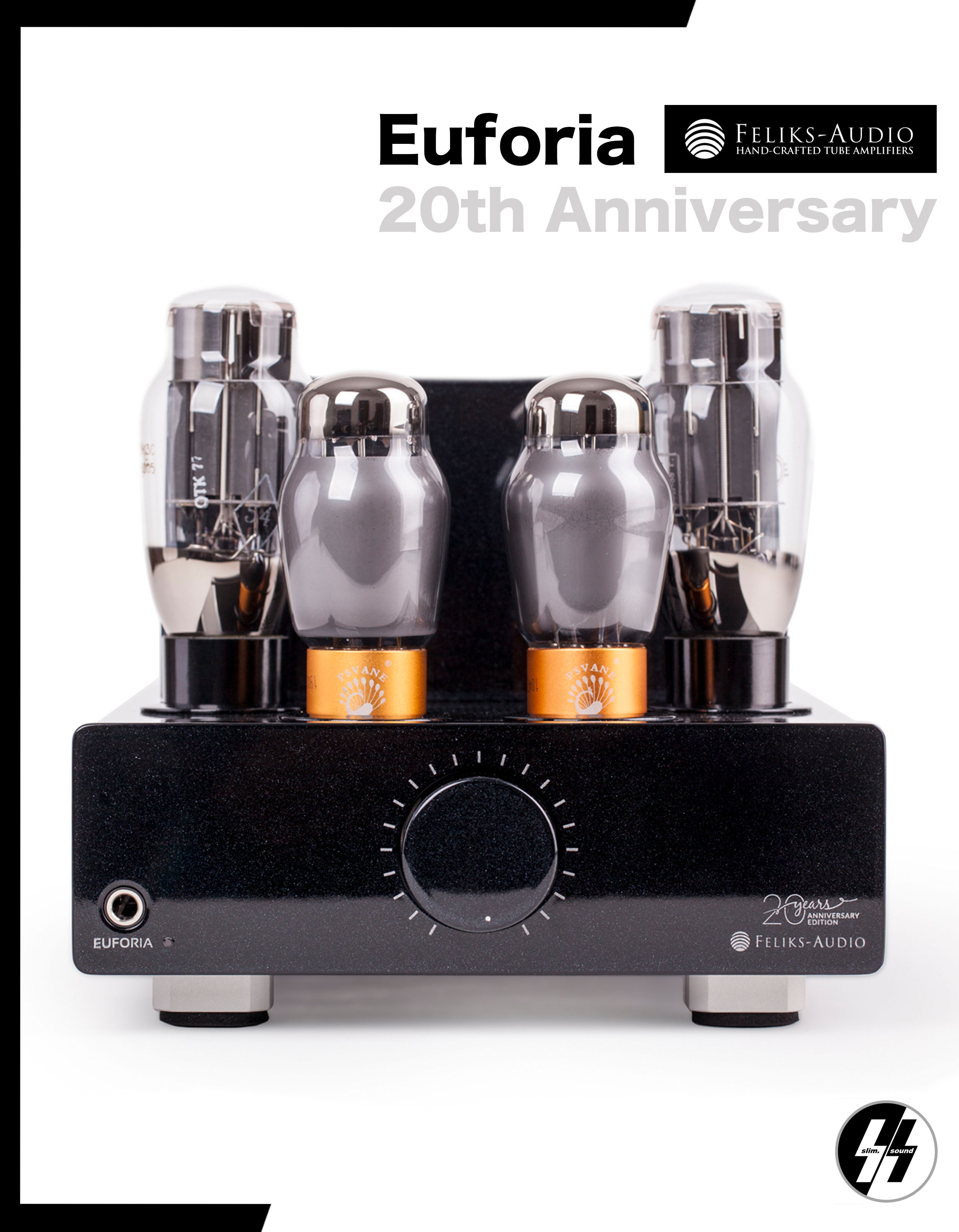 แอมป์หูฟังหลอด | Feliks Audio - Euforia 20th Anniversary | Tube Headphone Amplifier