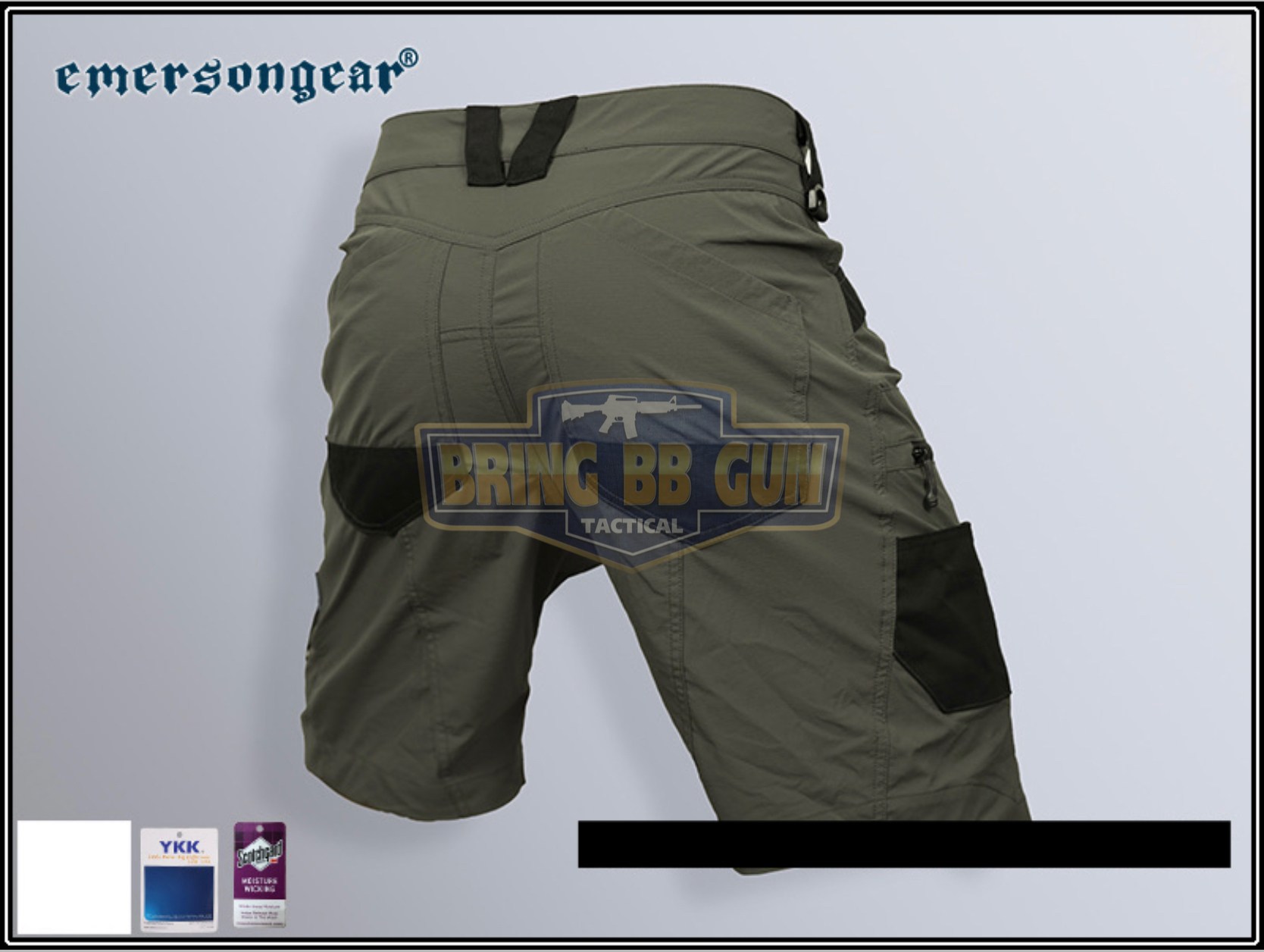 กางเกงขาสั้น ทรงยุทธวิธี ยี่ห้อ Emerson รุ่น Mastiff (กางเกง IPSC , IDPA)(กางเกง Tactical) (กางเกงแคมป์ปิ้ง) (กางเกงเดินป่า) (Emerson Mastiff Training Shorts)