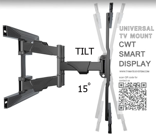 ขาแขวนทีวี 42"-75" แบบติดผนัง ปรับซ้ายขวา ก้มเงยได้