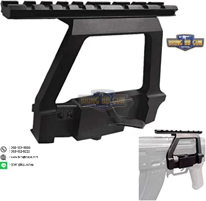 รางเสริมติดดอท AK47 รุ่น ยึดด้านข้างบอดี้ แบบปลดไว