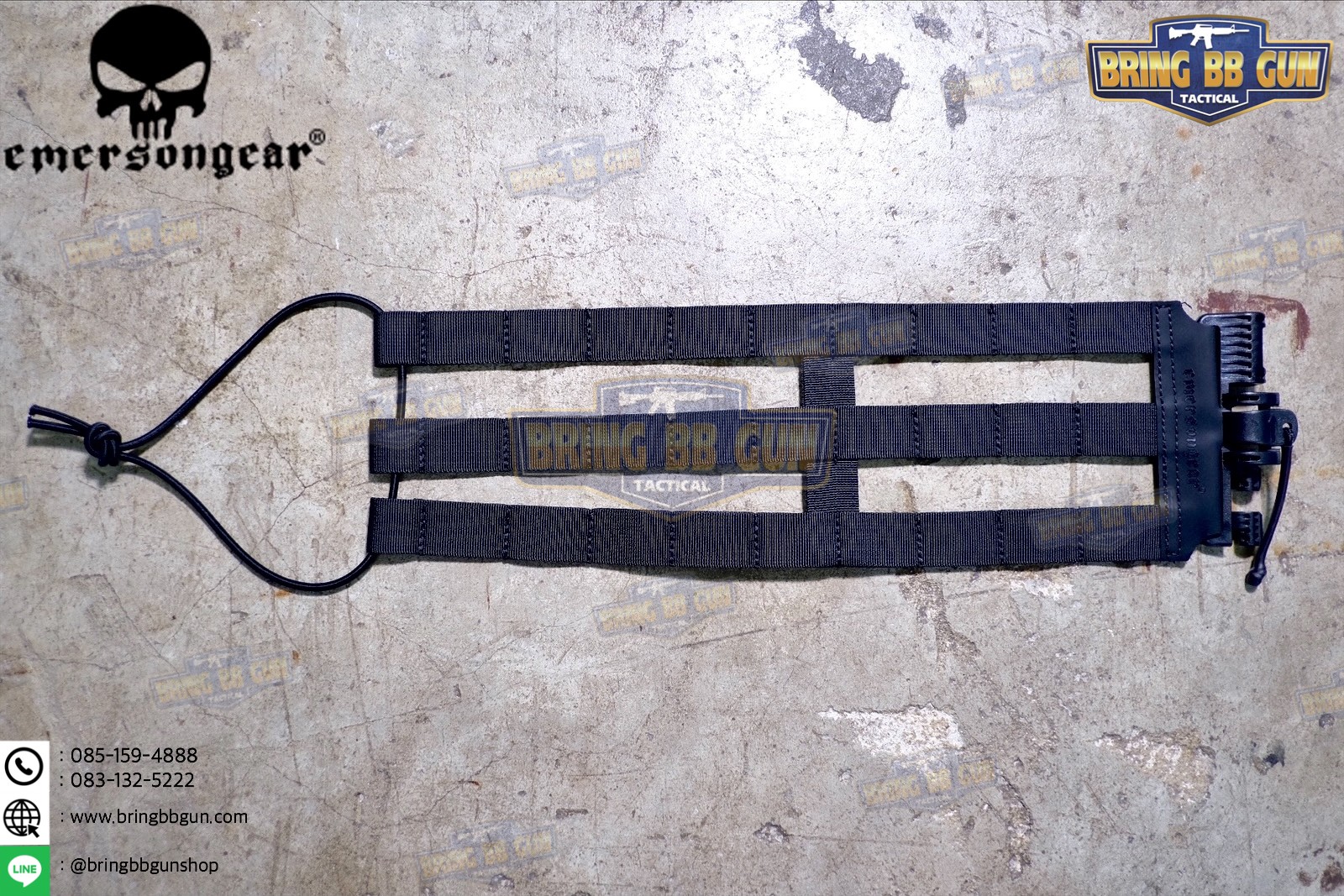 ชุดเซ็ตปลดเสื้อเกราะไว (ชุดสายโอบ-ปลดไว) ยี่ห้อ Emerson (Vest single point quick release Mesh Cummerbund) (Quick Release Cummerbund Set)