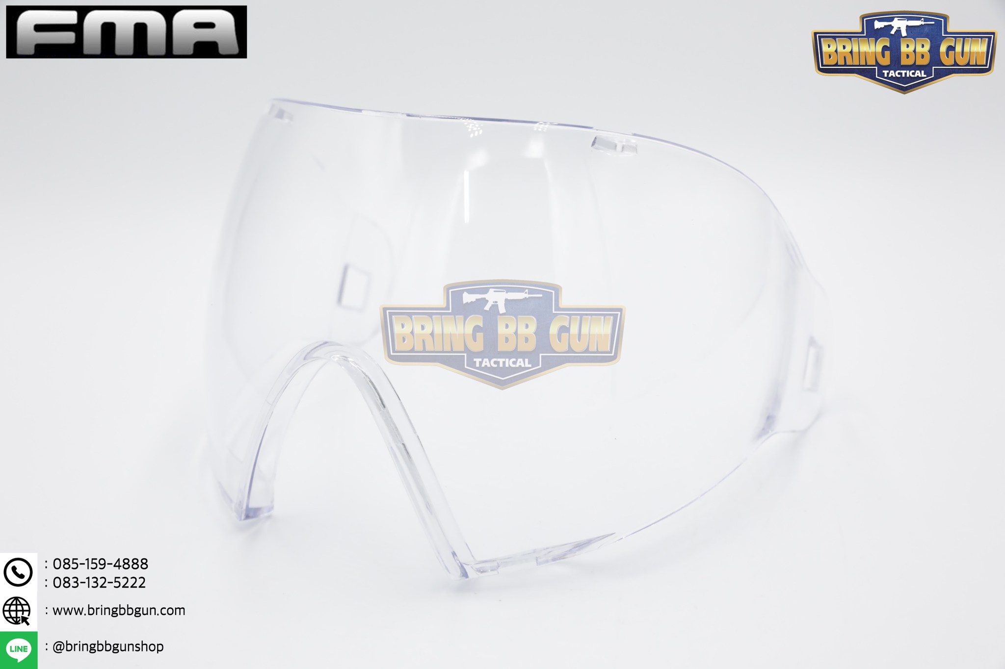 เลนส์หน้ากาก F1 ยี่ห้อ FMA รุ่น เลนส์1ชั้น