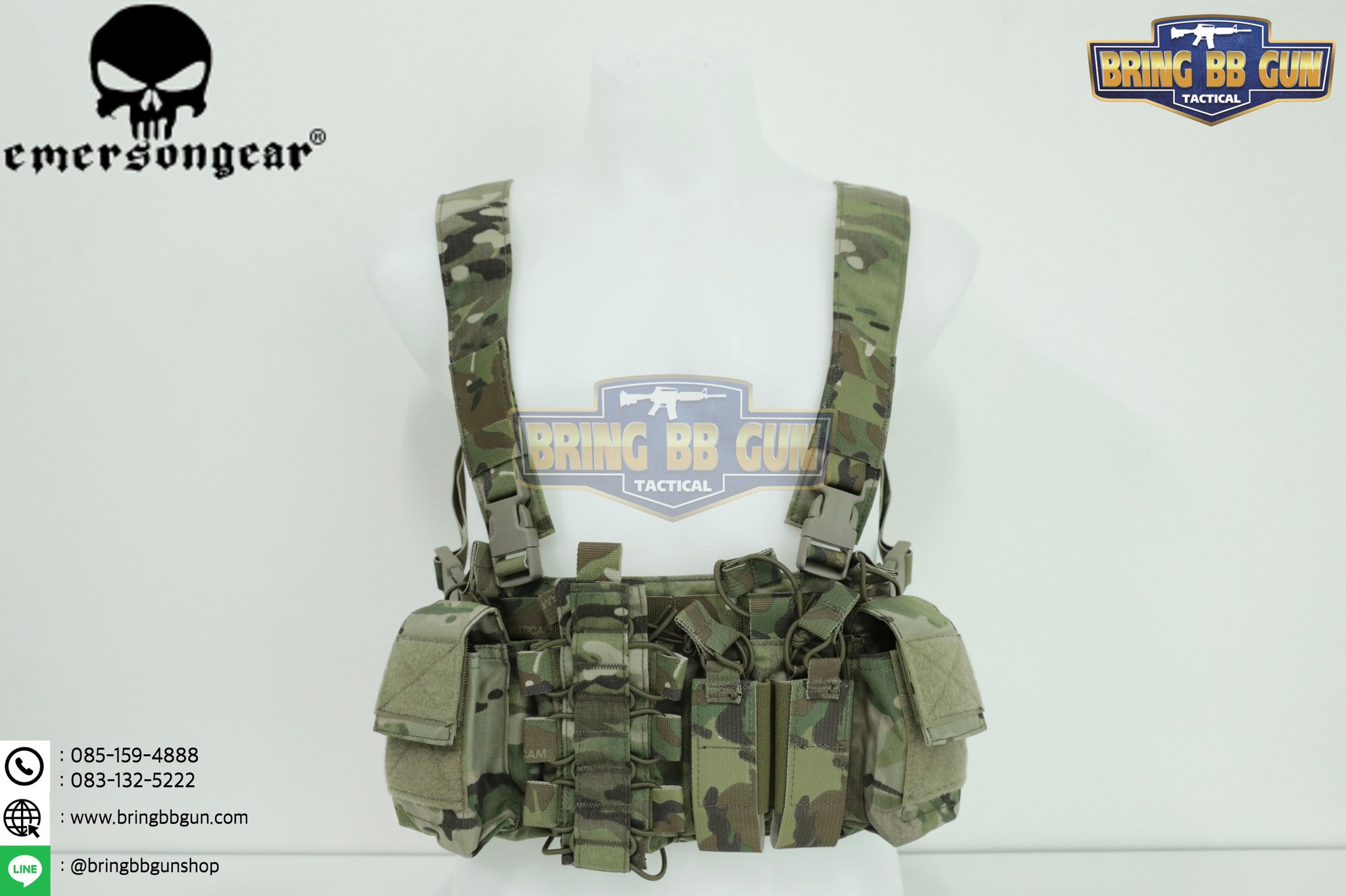 D3CR Tactical Chest Rig ยี่ห้อ Emerson (EmersonGear D3RC Tactical Chest Rig)