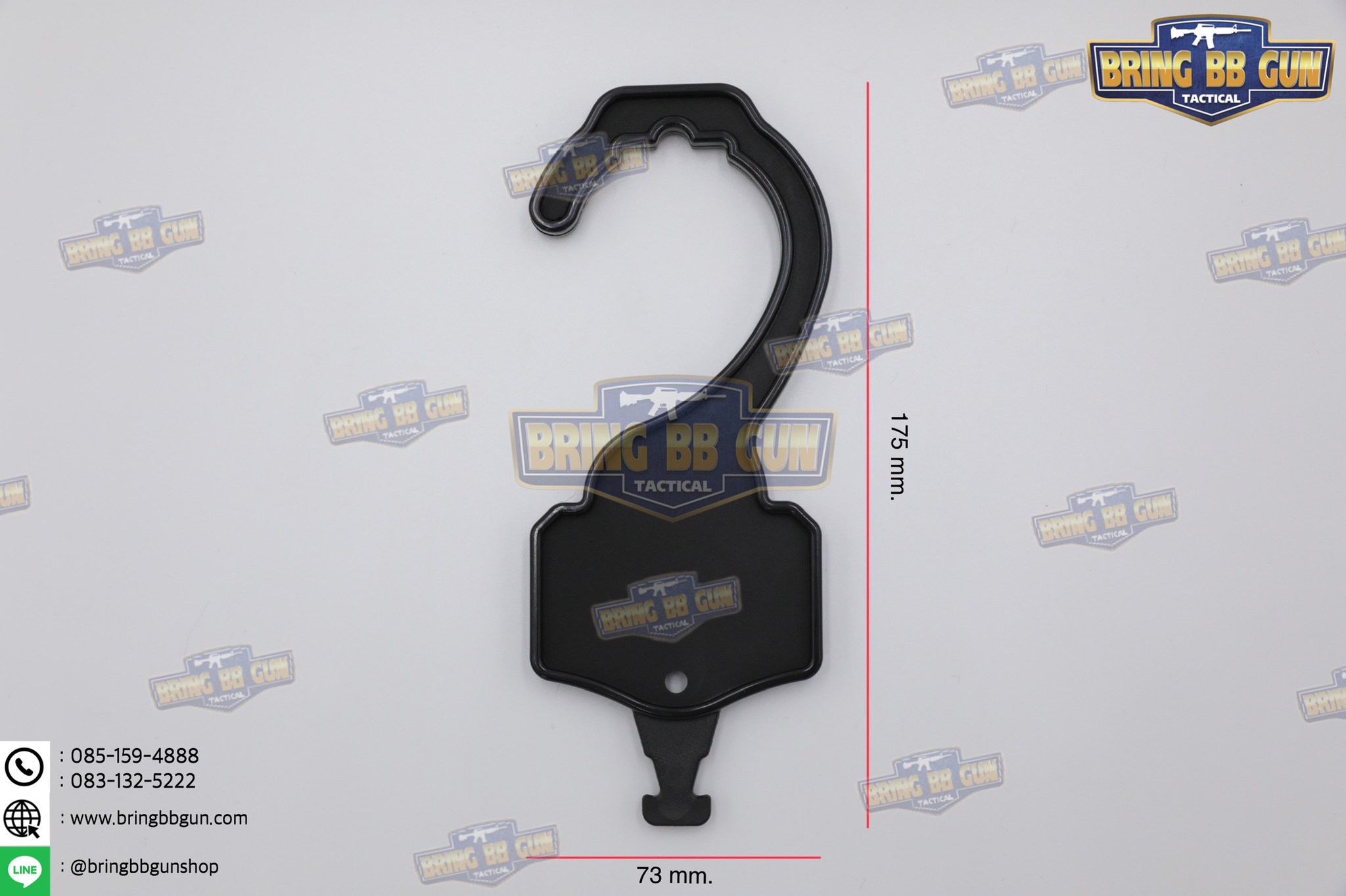 ตะขอแขวนเข็มขัด Cobra (ตะขอแขวน Cobra) (ไม้แขวนเข็มขัด) (Tactical Belt Hook)