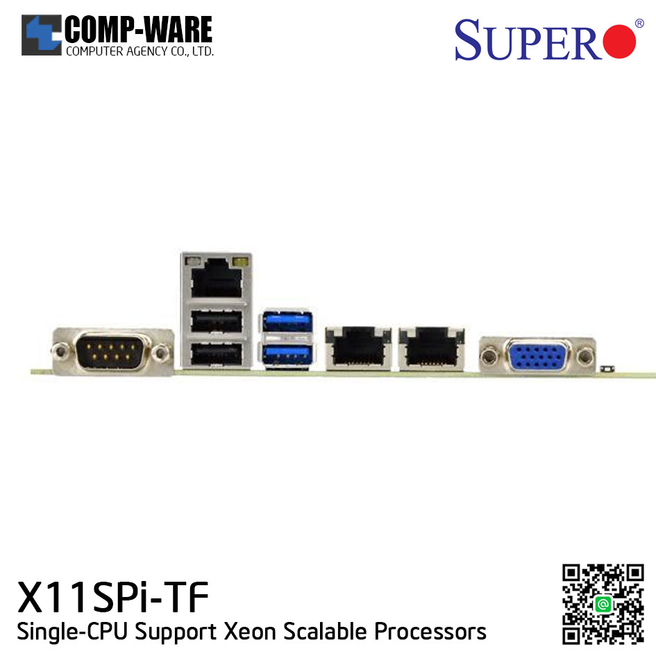 Supermicro X11SPI-TF Intel C622 Chipset ATX Motherboard Single-CPU Scalable Processors LGA3647