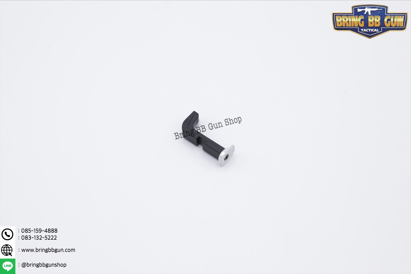 ปุ่มปลดแม็กกาซีน ปืนสั้นGlock งานอลูมิเนียม สำหรับปืนสั้น : Glock 17/18/19 (ยี่ห้อWE)