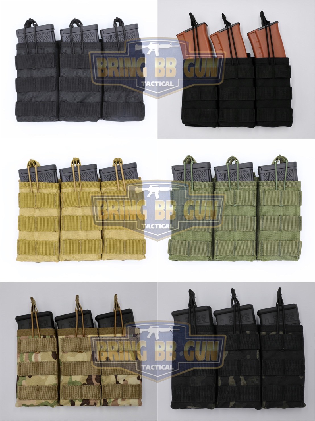 เพ้าแม็กกาซีนปืนยาว รุ่น 3ช่อง (M3)